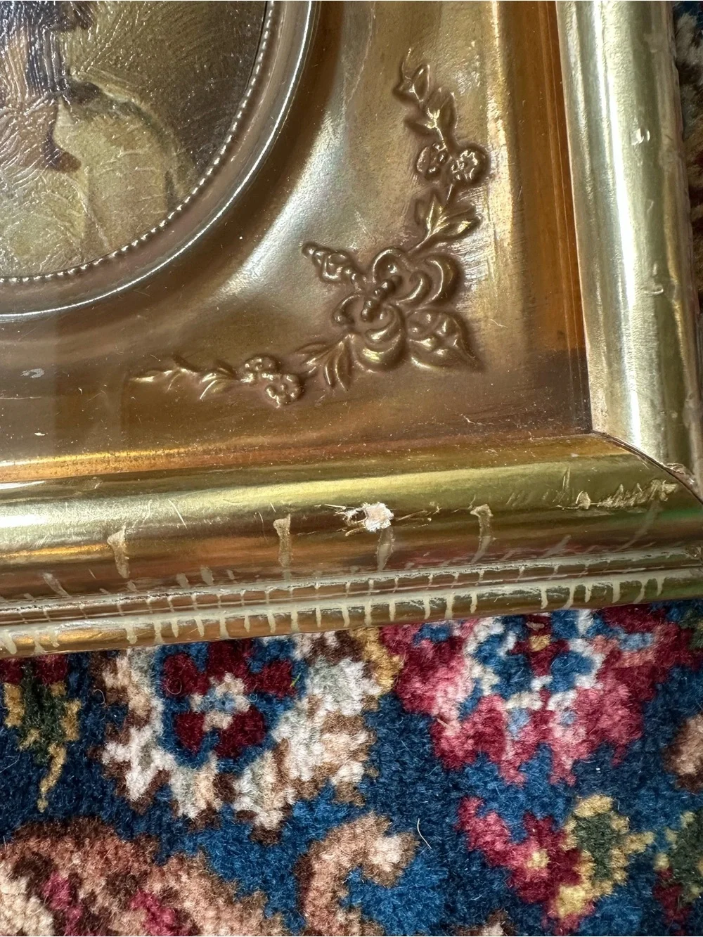 Vintage Turner Manufacturing Co. Shadow Box “Head of Christ” Picture